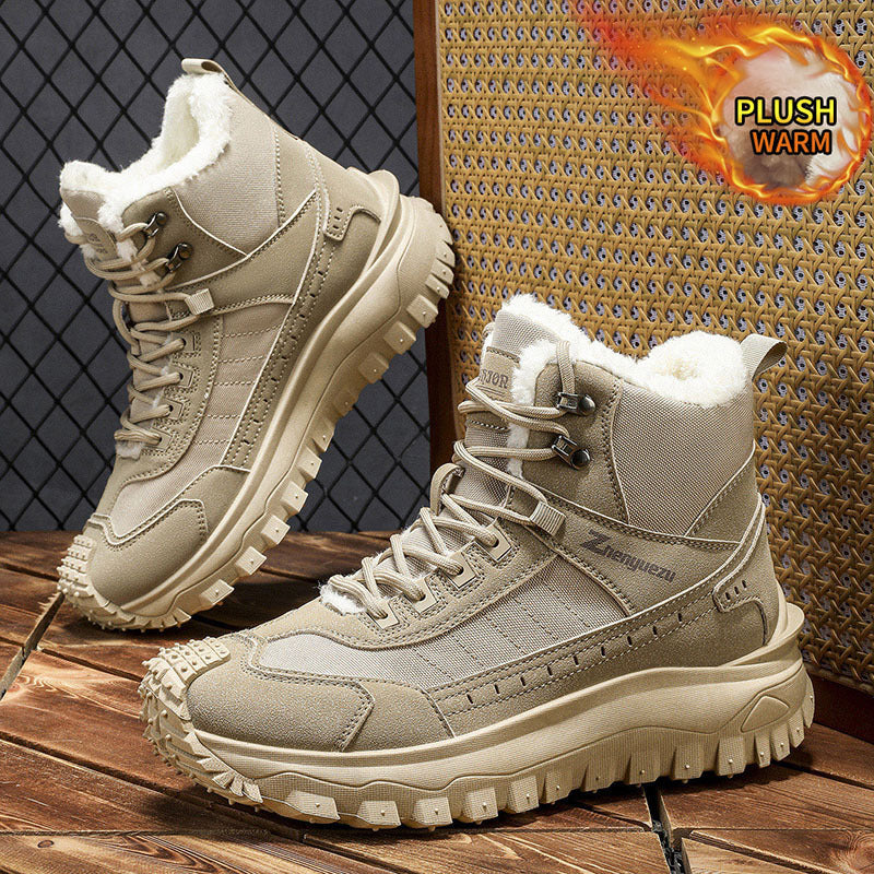 Gefütterte Herren-Outdoor-Stiefel für den Winter