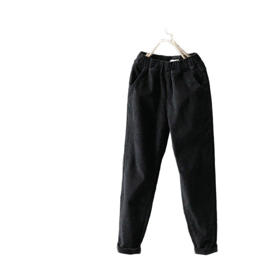 Damen Cordhose, lockere Passform, gefüttert