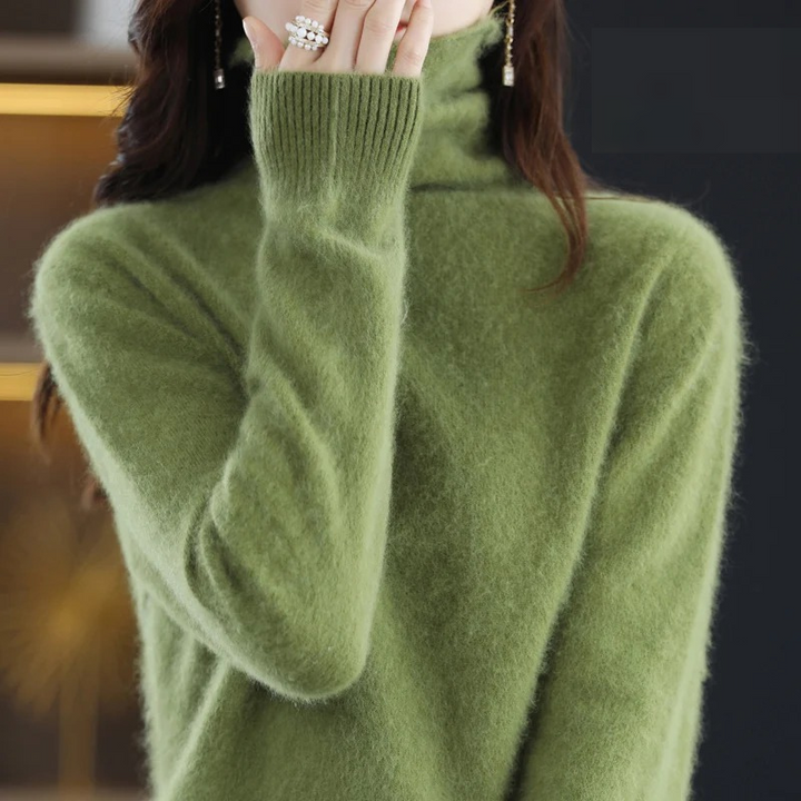 Nord Taschen | Pullover Damen Weicher Rollkragenpullover, Warm & Luxuriöses Design