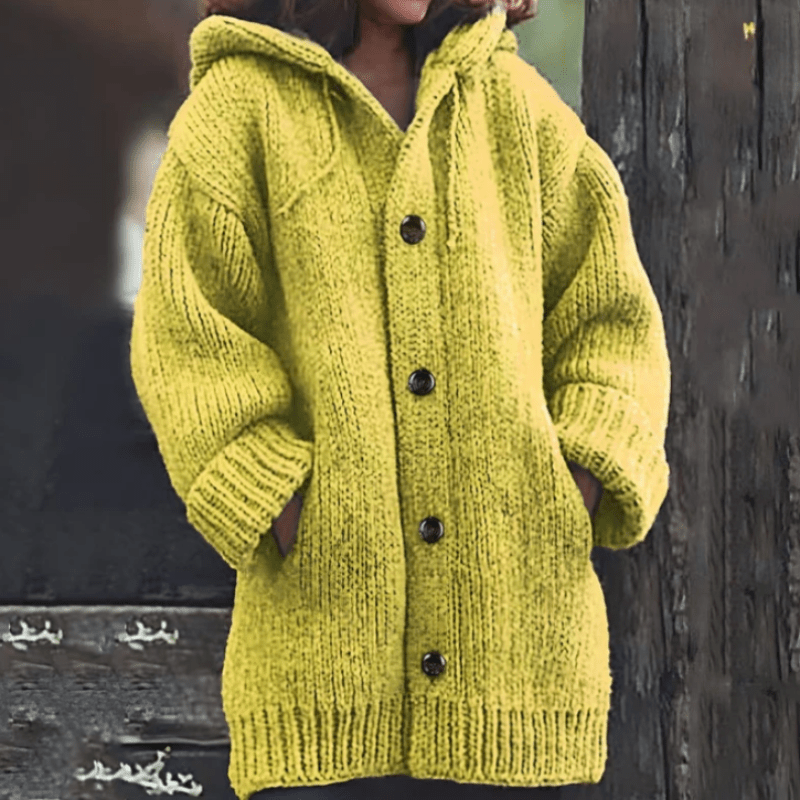 Warme Damen-Strickjacke - Arvani
