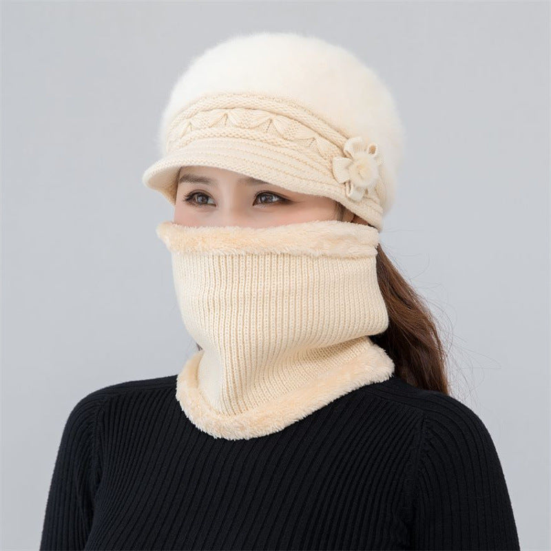 Damen-Strickmütze, warm und modisch