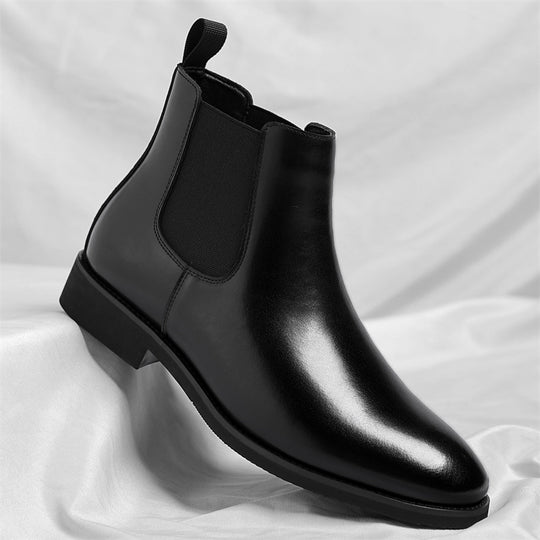 Herren-Chelsea-Stiefel, gefüttert, englischer Stil
