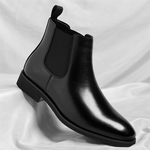 Herren-Chelsea-Stiefel, gefüttert, englischer Stil