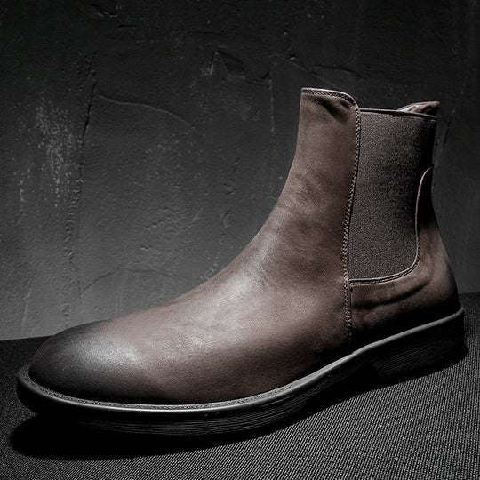 Herren-Chelsea-Stiefel aus Leder