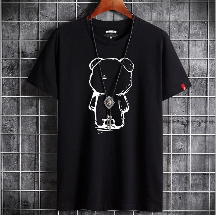 Lustiges Anime Bären T-Shirt für Herren