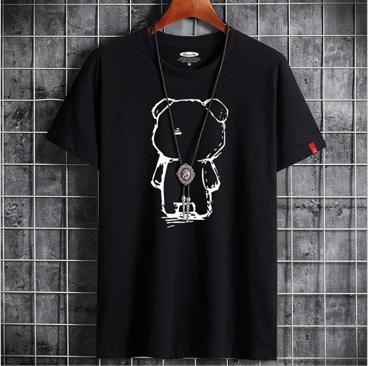 Lustiges Anime Bären T-Shirt für Herren