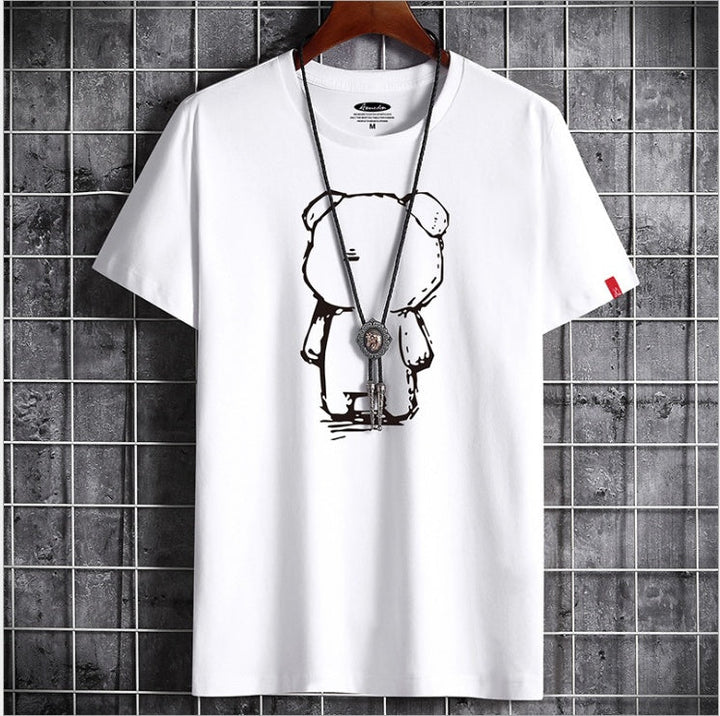 Lustiges Anime Bären T-Shirt für Herren