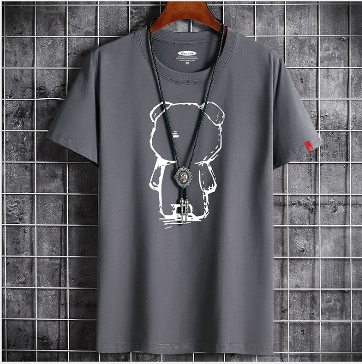 Lustiges Anime Bären T-Shirt für Herren