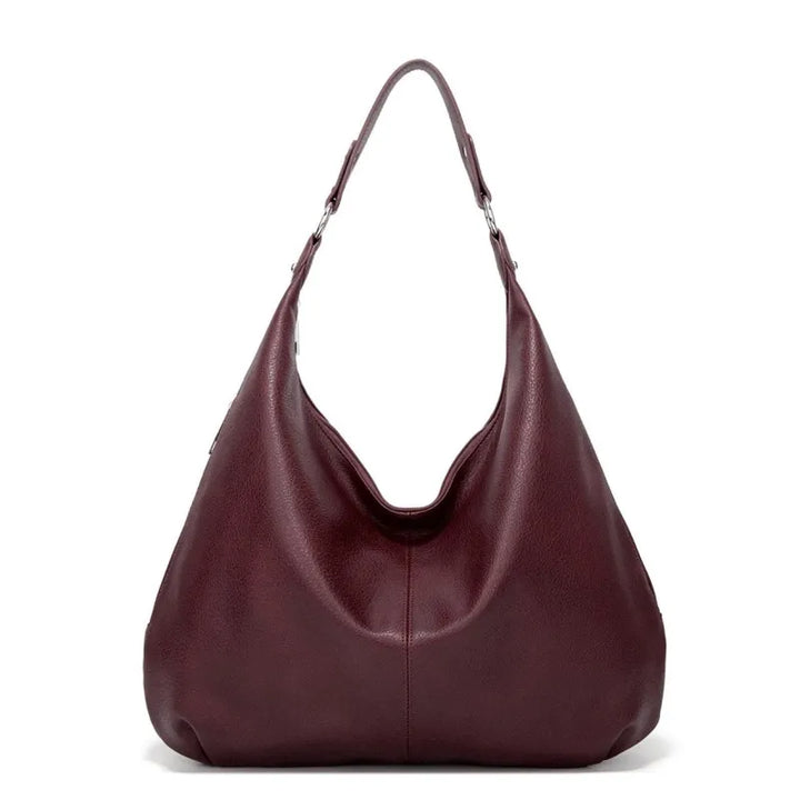 Nord Taschen | Große vegane Kuhfell-Hobo-Tasche, übergroße Schultertasche