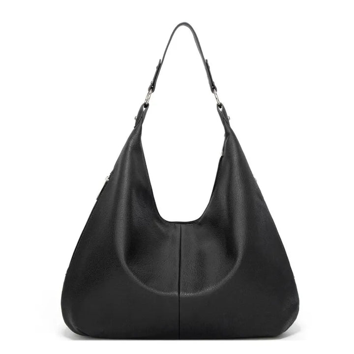 Nord Taschen | Große vegane Kuhfell-Hobo-Tasche, übergroße Schultertasche