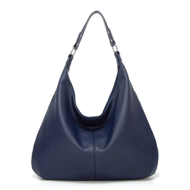 Nord Taschen | Große vegane Kuhfell-Hobo-Tasche, übergroße Schultertasche