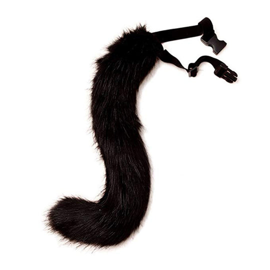 Damen Abnehmbarer flauschiger Faux‑Fur‑Schwanz mit verstellbarem Befestigungs‑Gürtel Nord Taschen