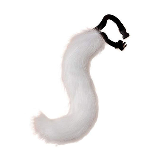 Damen Abnehmbarer flauschiger Faux‑Fur‑Schwanz mit verstellbarem Befestigungs‑Gürtel Nord Taschen