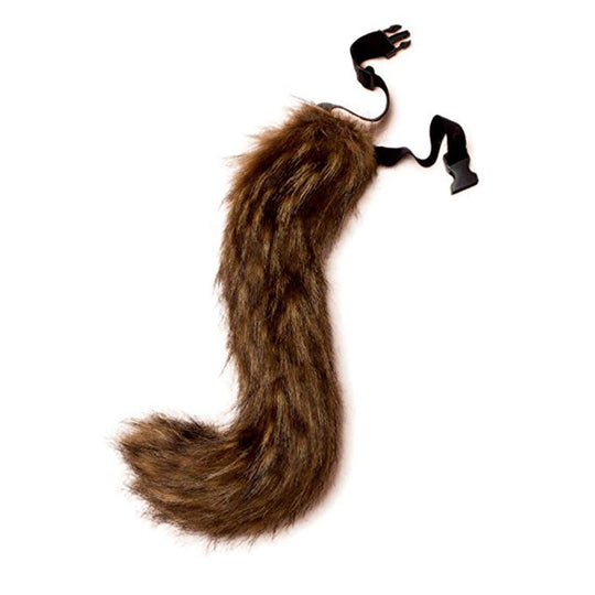 Damen Abnehmbarer flauschiger Faux‑Fur‑Schwanz mit verstellbarem Befestigungs‑Gürtel Nord Taschen