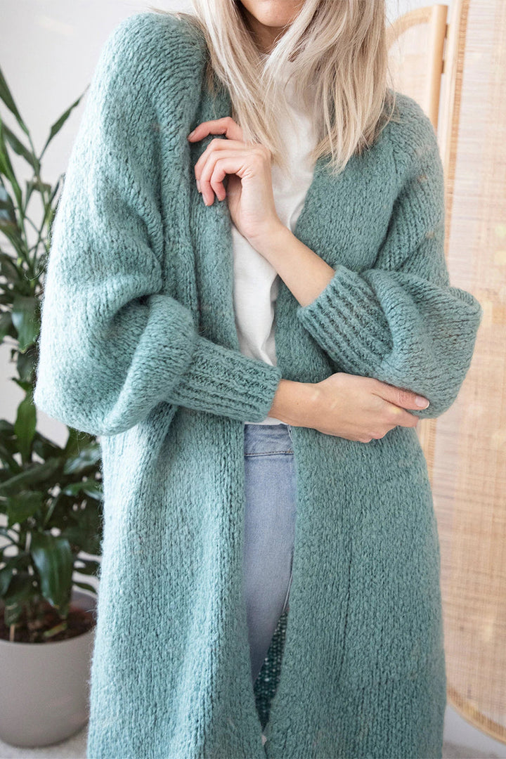 Offene Front Strickjacke