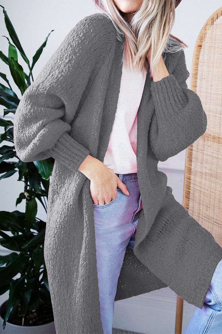 Offene Front Strickjacke