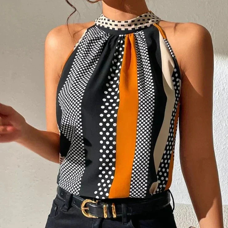 Top Gestreiftes Haltertop