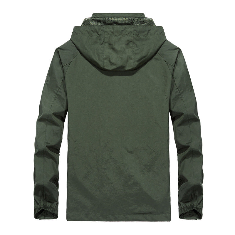 Herren Multifunktionale Wanderjacke mit Kapuze Nord Taschen