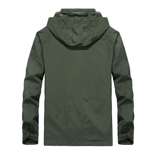 Herren Multifunktionale Wanderjacke mit Kapuze Nord Taschen