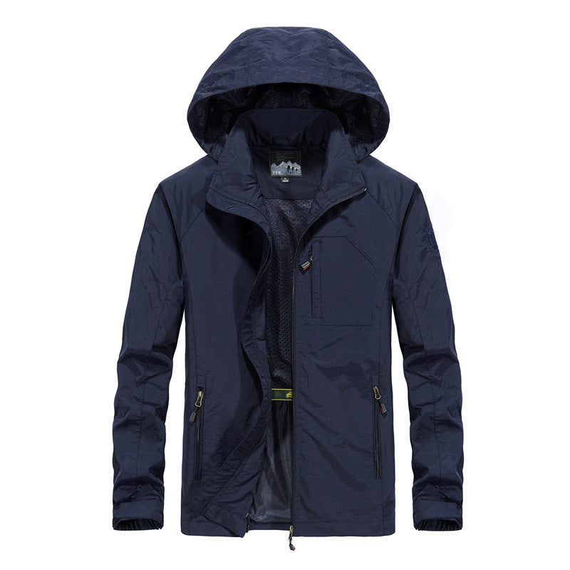 Herren Multifunktionale Wanderjacke mit Kapuze Nord Taschen