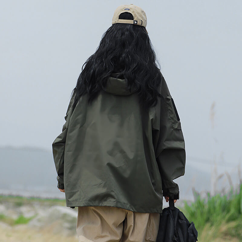 Jacke mit Wind- und Wasserabwehr