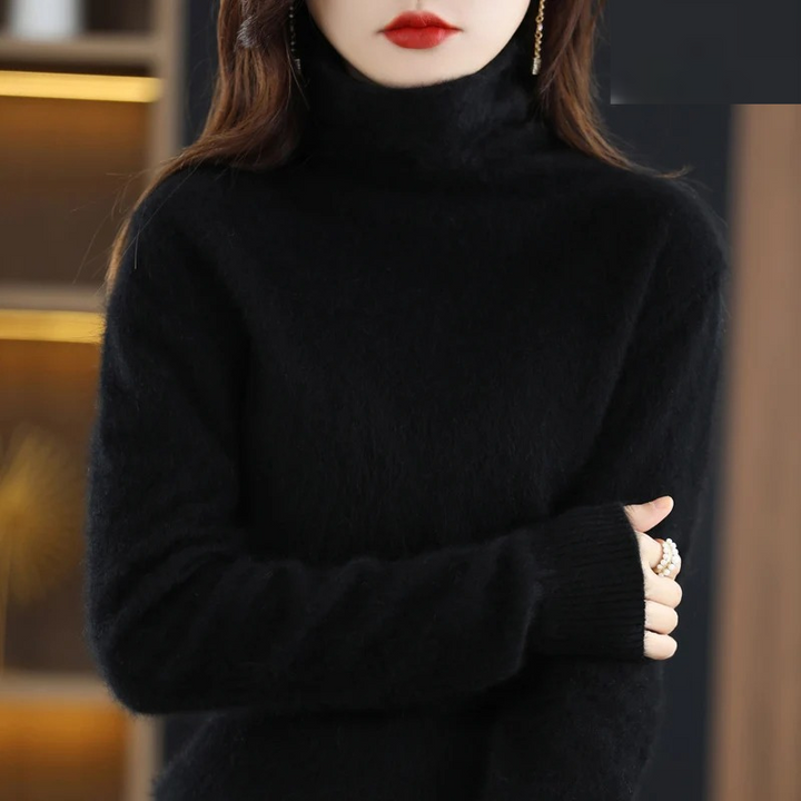 Nord Taschen | Pullover Damen Weicher Rollkragenpullover, Warm & Luxuriöses Design