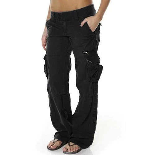 Damen-Cargo-Hose mit Taschen