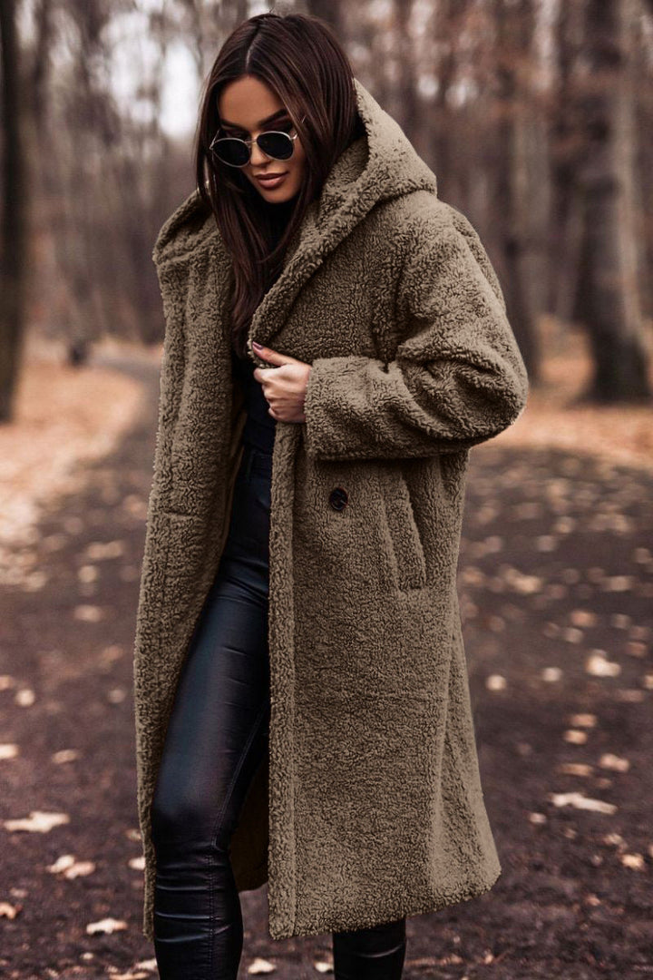 Damen Teddy Fleece Jacke – Winddicht & Warm