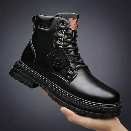 Gefütterte Herren-Winterstiefel, warm, rutschfest