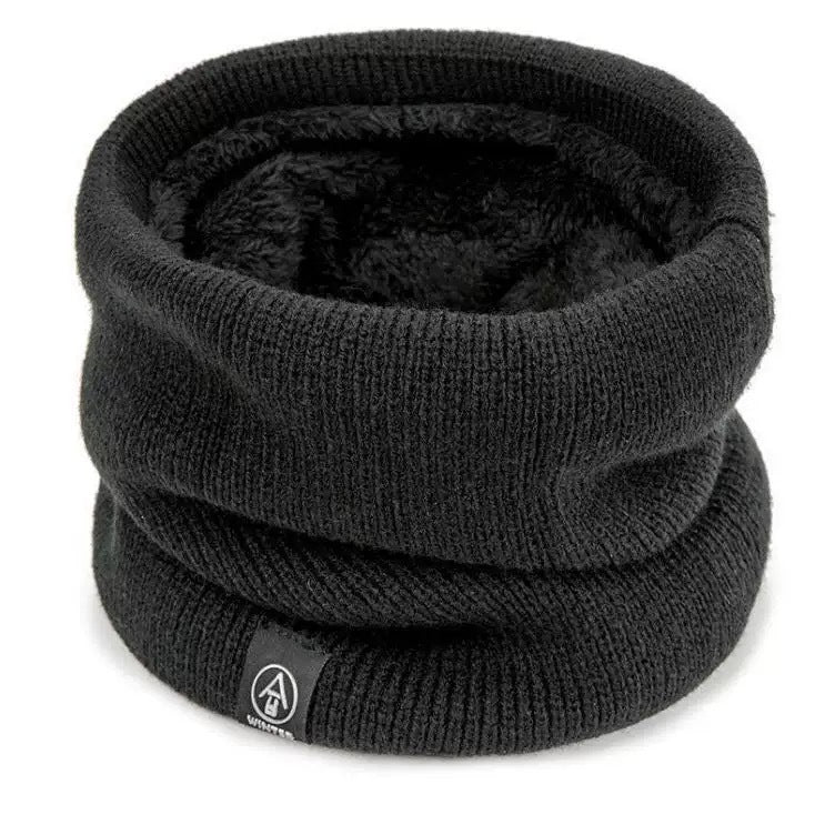 Gefütterter Strickschal, wärmend, für den Winter
