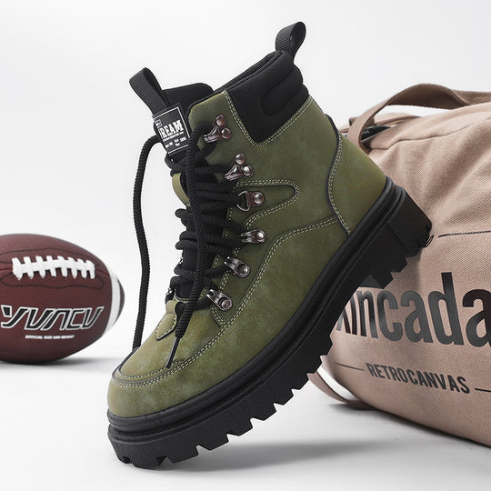 Robuste Herren-Winterstiefel mit Warmfutter