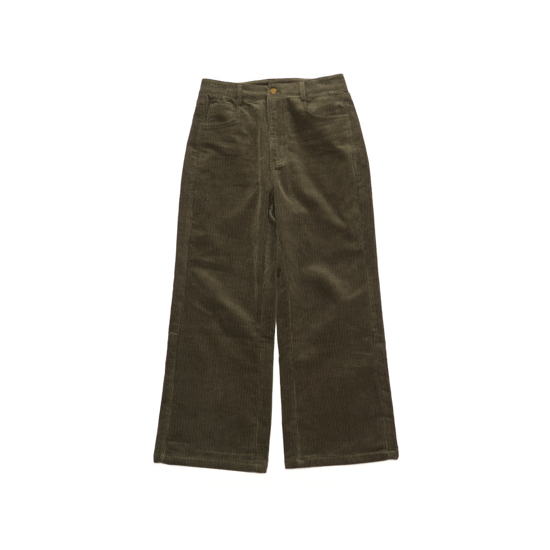 Damen-Cordhose, hoch tailliert, Baumwolle, H63752