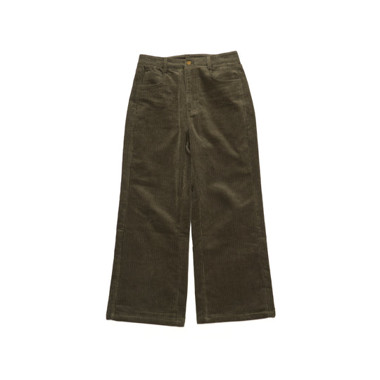 Damen-Cordhose, hoch tailliert, Baumwolle, H63752