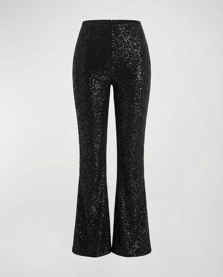Glamouröse Herbst Paillettenhose