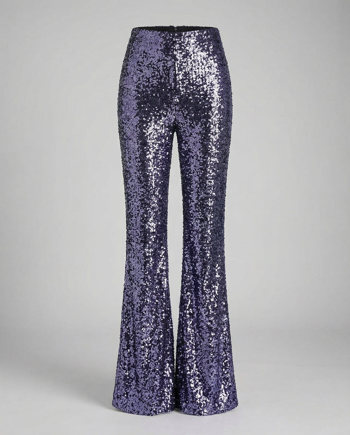 Glamouröse Herbst Paillettenhose