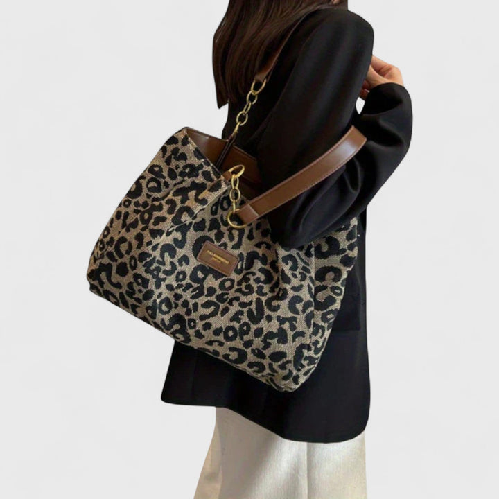 Nord Taschen | Leopardenmuster-Shopper
