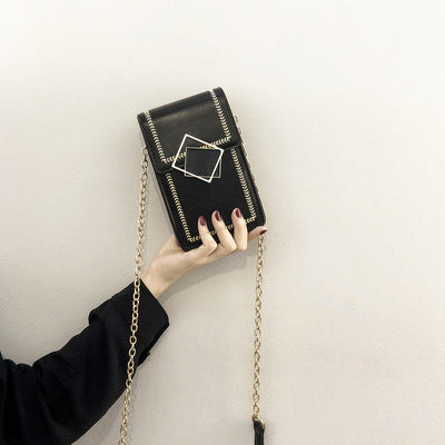 Damen modische Handytasche mit elegantem Kettenriemen Nord Taschen