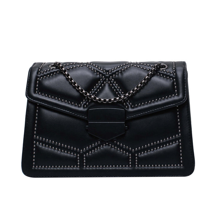 Damen elegante Clutch mit strukturiertem Design und modischem Kettenriemen Nord Taschen