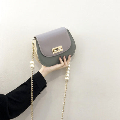 Damen Clutch-Tasche mit perlverziertem Kettenriemen und elegante Verschluss Nord Taschen