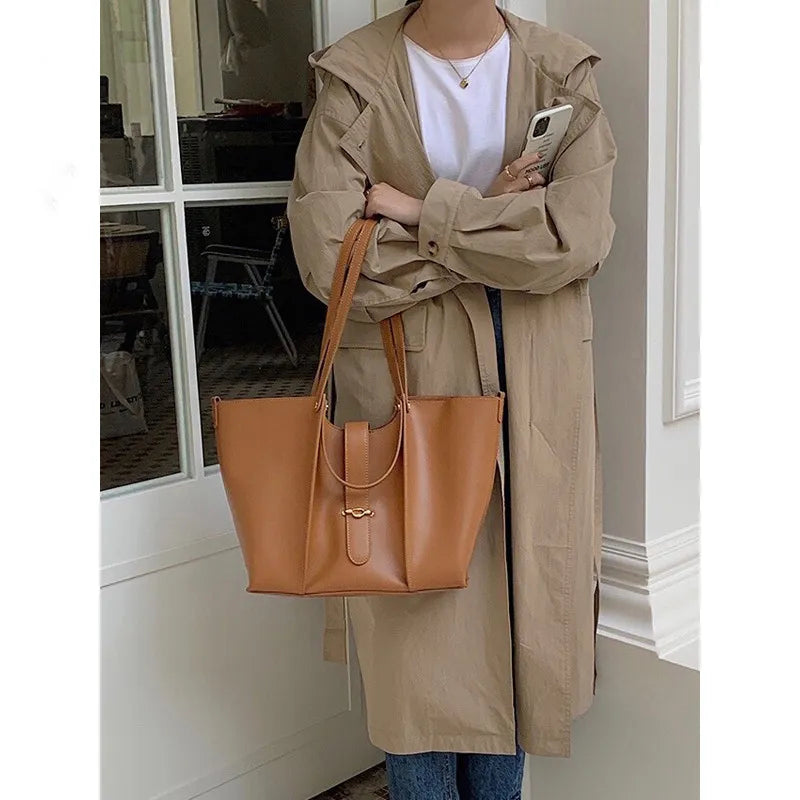 Nord Taschen | Tragetasche für Damen - Hochwertiges Design aus echtem Leder mit geräumigem Innenraum
