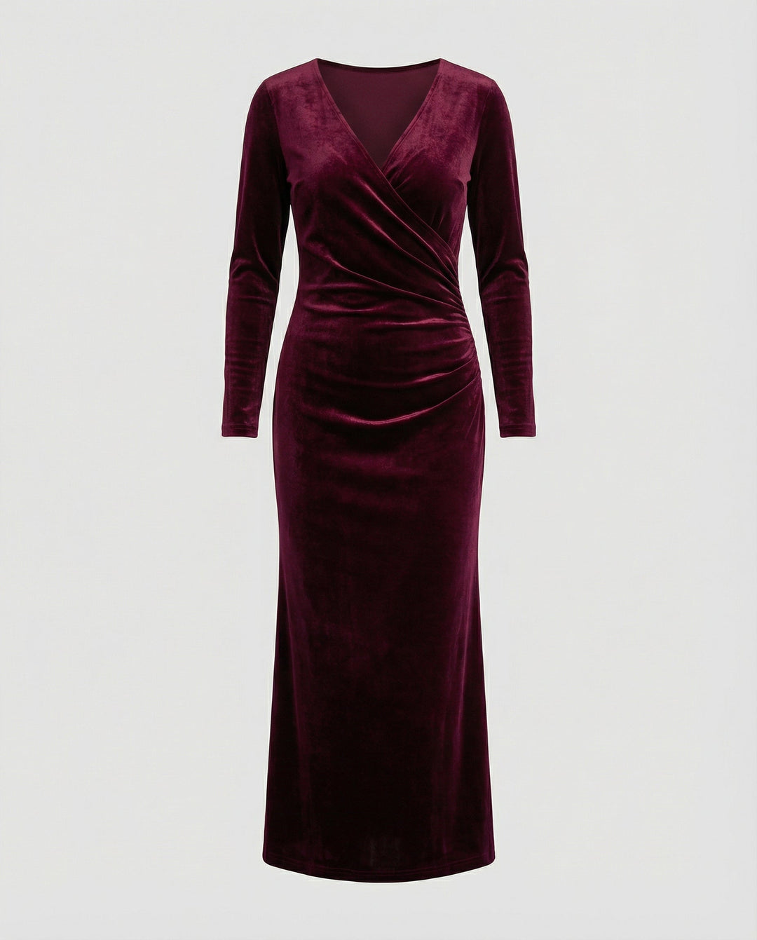 Elegantes Samt Bodycon Kleid
