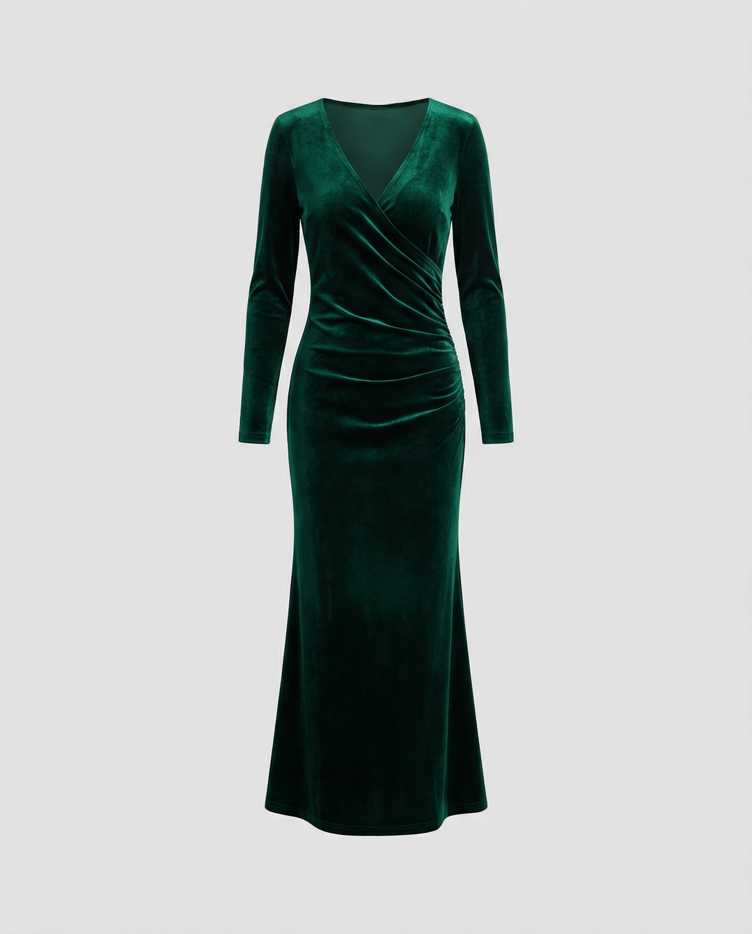 Elegantes Samt Bodycon Kleid