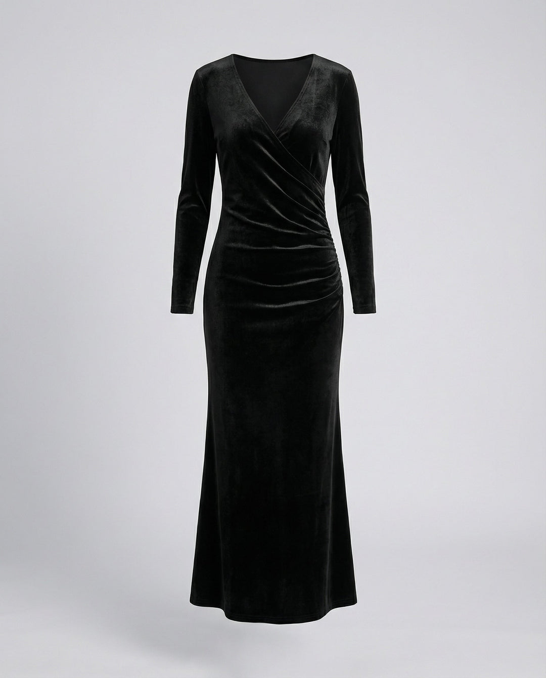 Elegantes Samt Bodycon Kleid