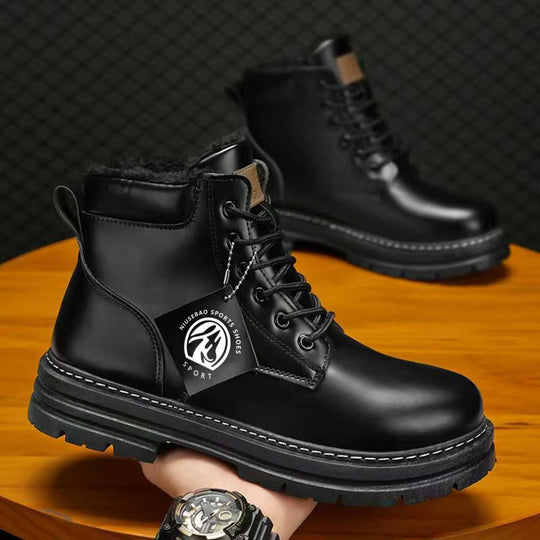 Gefütterte Herren-Stiefel, rutschfest, EVA-Einlegesohle