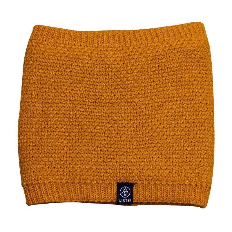 Gestrickter Schlauchschal, gefüttert
