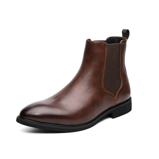 Modische Herren-Chelsea-Stiefel, spitz zulaufend