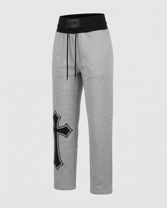 Damen Sport-Jogginghosen mit hohem Bund und grafischen Details Nord Taschen