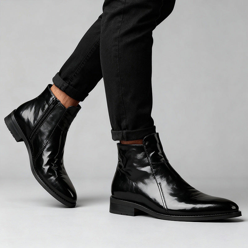 Elegante Herren-Chelsea-Stiefel im Vintage-Stil