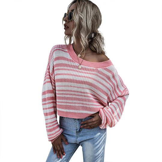 Damen Lässiger Strickpullover mit Oversized-Schnitt Nord Taschen