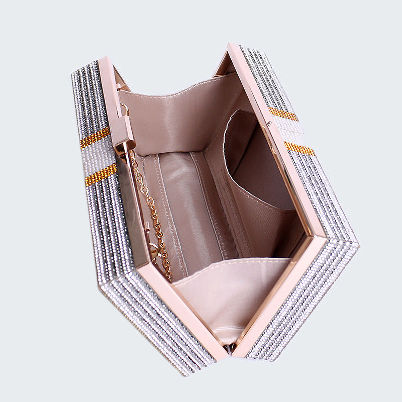 Damen Glamouröse Clutch-Tasche im Gelddesign Nord Taschen